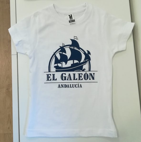 Serigrafía de camisetas para El Galeón