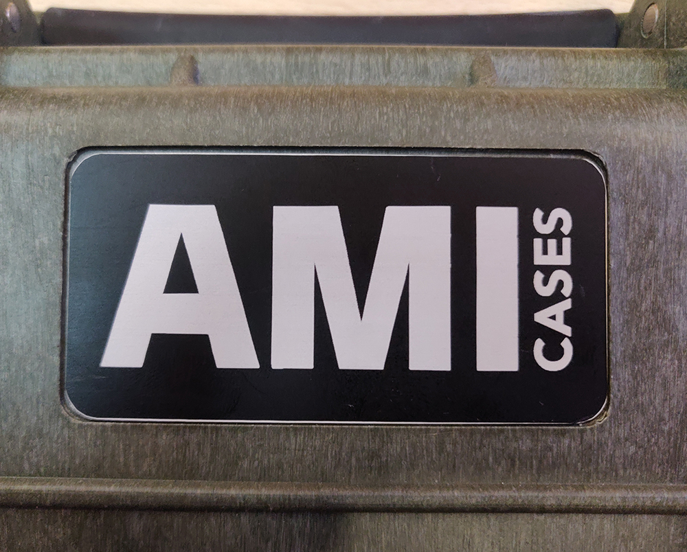 Placas de aluminio serigrafiadas para AMI Cases