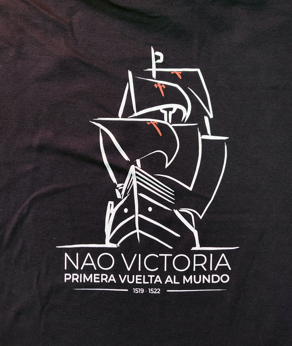 Serigrafía de camisetas para Fundación Nao Victoria